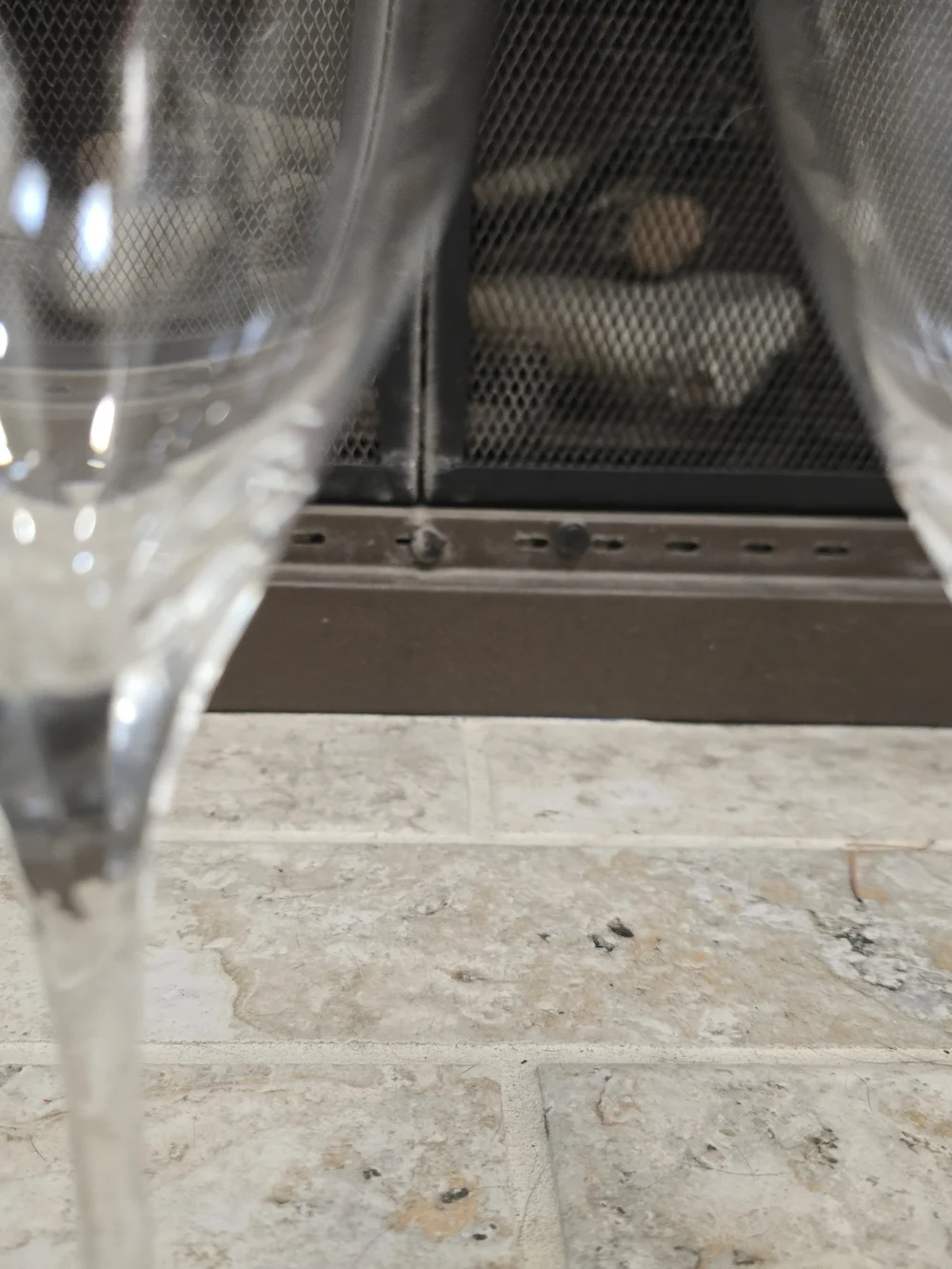 Schott-Zwiesel Duet Clear Pair White Wine Glass Set Of 2 Crystal Thumb Cuts